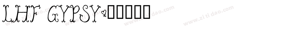 LHF Gypsy字体转换